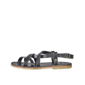 Men's Duckfeet Bornholm Sandals Black | QVA924CK