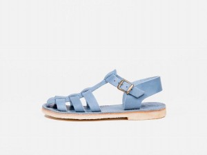 Men's Duckfeet Ringkobing Sandals Blue | TBW8764RT