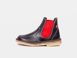 Men's Duckfeet Roskilde Boots Grey Black Red | KVK197UQ