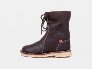 Women's Duckfeet Arhus Boots Dark Brown | BKD912KY