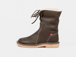 Women's Duckfeet Arhus Boots Dark Green | OPH4741MY