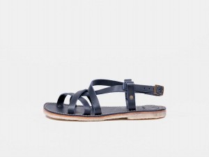 Women's Duckfeet Bornholm Sandals Blue | ERW7635JE