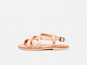 Women's Duckfeet Bornholm Sandals Cream White | YMT3411CQ