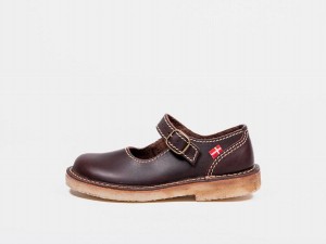 Women's Duckfeet Himmerland Mary Jane Shoes Black Brown | XFD482NK