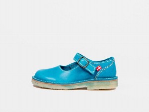 Women's Duckfeet Himmerland Mary Jane Shoes Blue | CTT1351UA