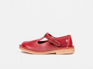 Women's Duckfeet Lolland Mary Jane Shoes Red | EYQ6952VW