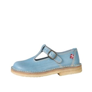 Women's Duckfeet Lolland Mary Jane Shoes Blue | BOD3542ZJ