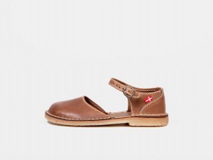 Women's Duckfeet Mols Mary Jane Shoes Dark Brown | GRZ4959TB