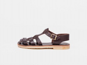 Women's Duckfeet Ringkobing Sandals Black Brown | XYB5856DV