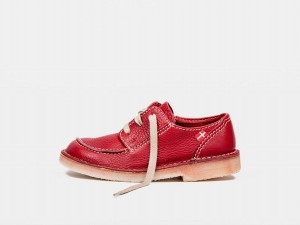 Women's Duckfeet Svendborg Lace Up Shoes Red | CJB2134YR