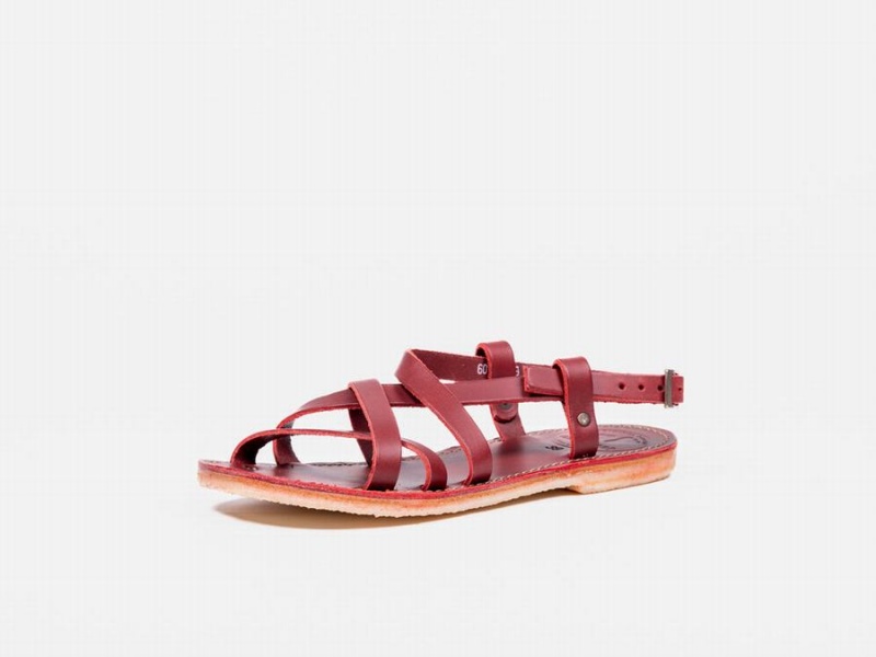 Men's Duckfeet Bornholm Sandals Red | YLM751HJ