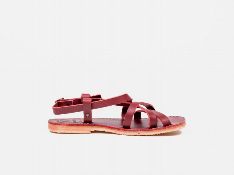 Men's Duckfeet Bornholm Sandals Red | YLM751HJ