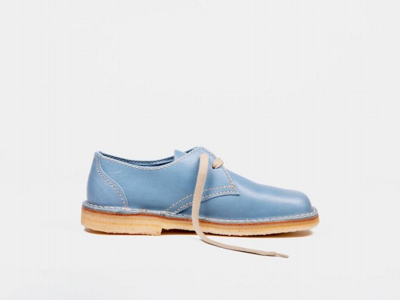 Men's Duckfeet Jylland Lace Up Shoes Blue | PHH3445ZJ