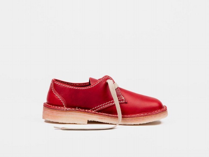 Men's Duckfeet Jylland Lace Up Shoes Red | HBX249JS