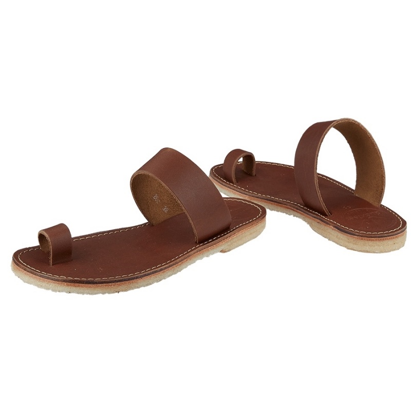 Men's Duckfeet Laeso Sandals Black Brown | SNJ7666KD