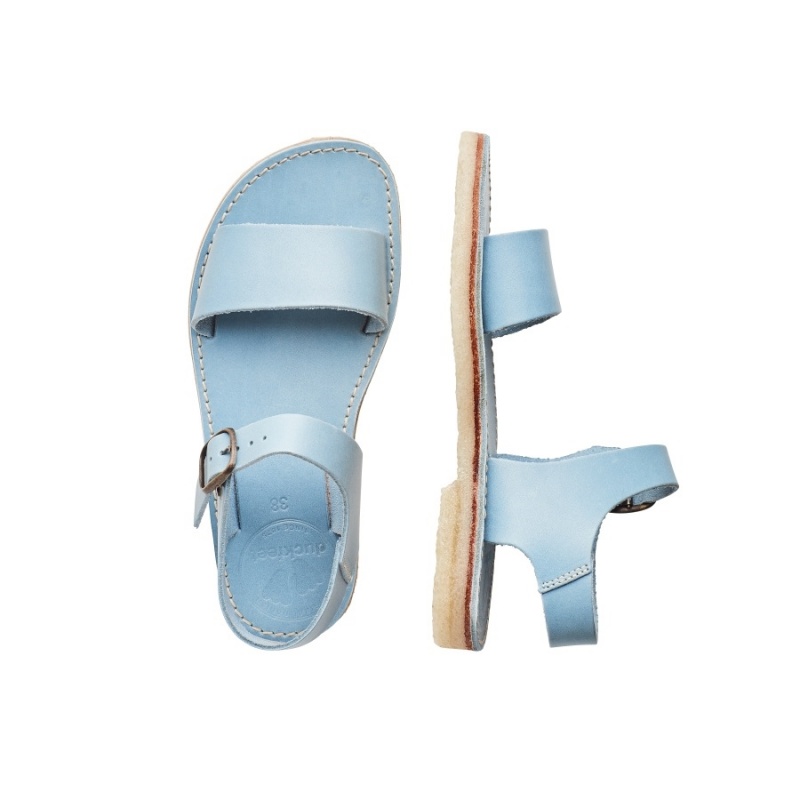 Men's Duckfeet Lokken Sandals Blue | KXF7786PI