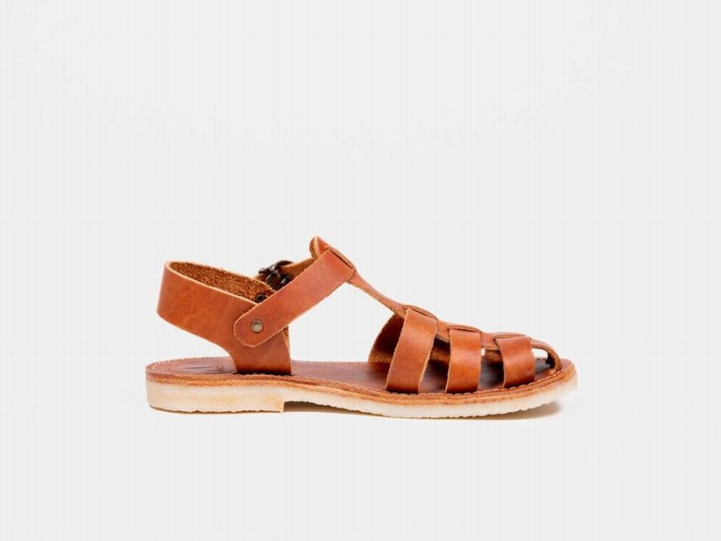 Men's Duckfeet Ringkobing Sandals Brown | KFA3990CG