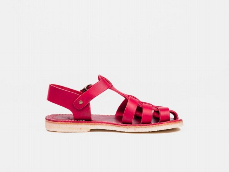 Men's Duckfeet Ringkobing Sandals Pink | VFJ4358EV