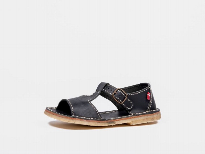 Men's Duckfeet Samso Sandals Black | BJP3266VB