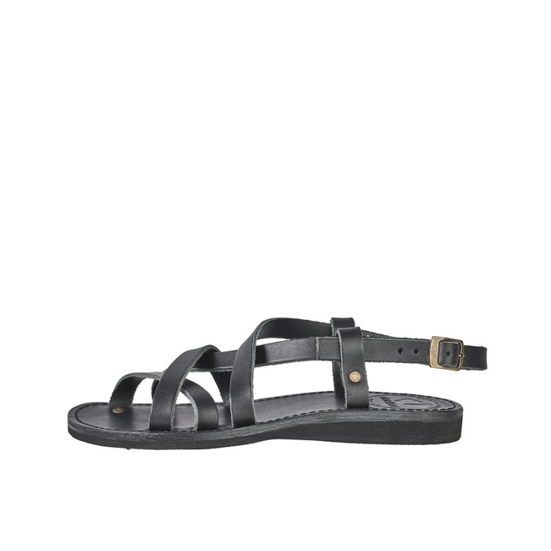 Men\'s Duckfeet Skagen Sandals Black | SZZ511FZ