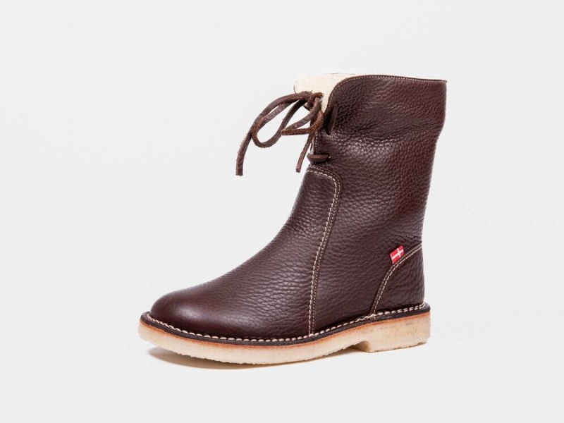 Women's Duckfeet Arhus Boots Black Brown | KCS6422ZC