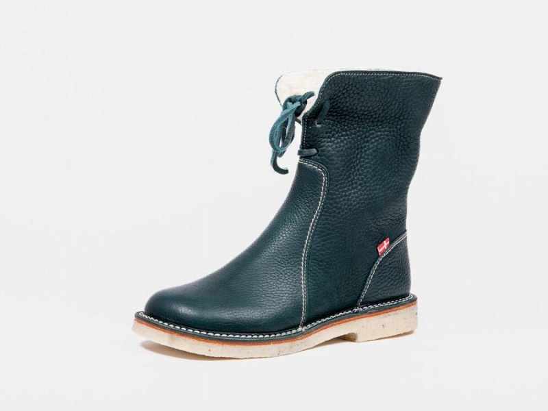 Women's Duckfeet Arhus Boots Green | HHU5258RX