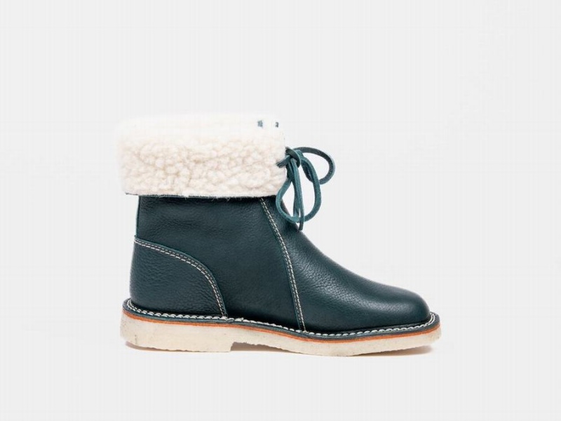 Women's Duckfeet Arhus Boots Green | HHU5258RX