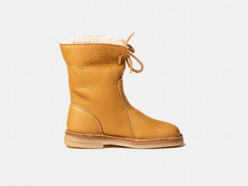 Women's Duckfeet Arhus Boots Yellow | OSW1042ZY