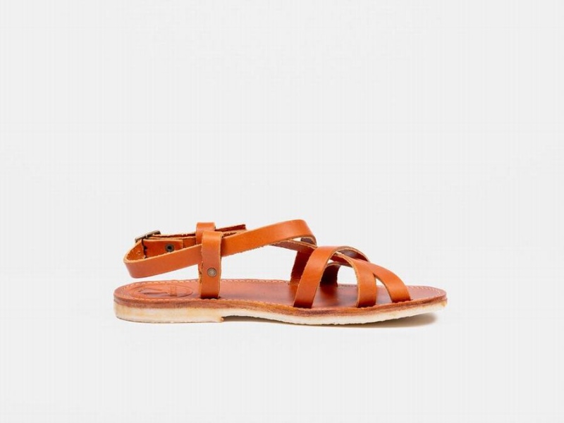 Women's Duckfeet Bornholm Sandals Brown | APH2176WS