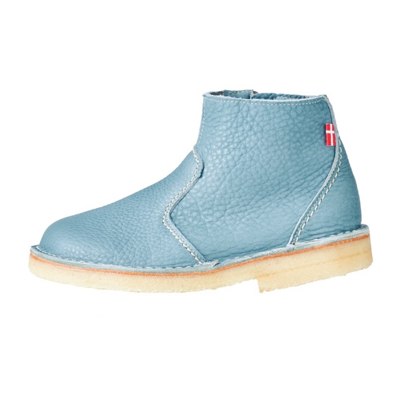 Women\'s Duckfeet Fredericia Boots Blue | DQF1686CH