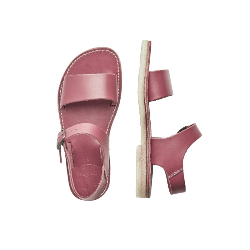 Women's Duckfeet Lokken Sandals Pink | BRX561SO