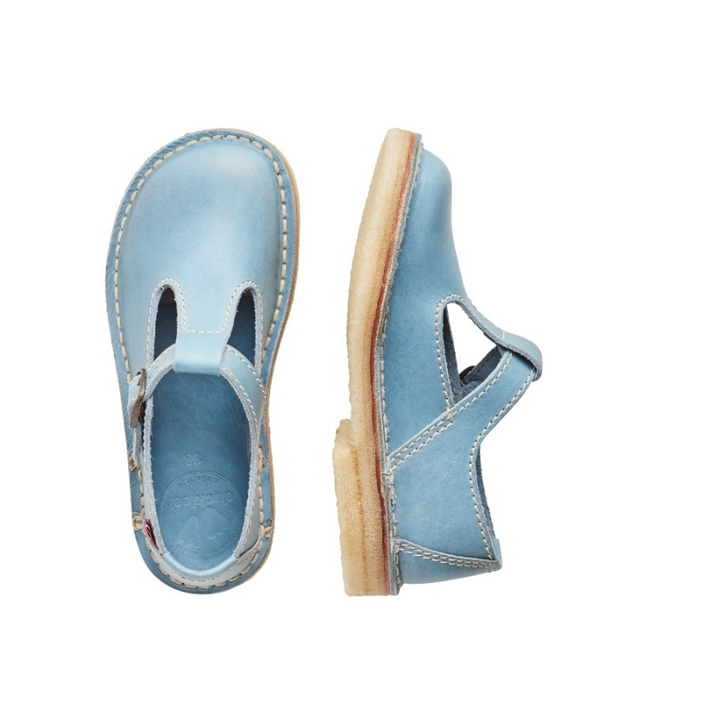 Women's Duckfeet Lolland Mary Jane Shoes Blue | BOD3542ZJ