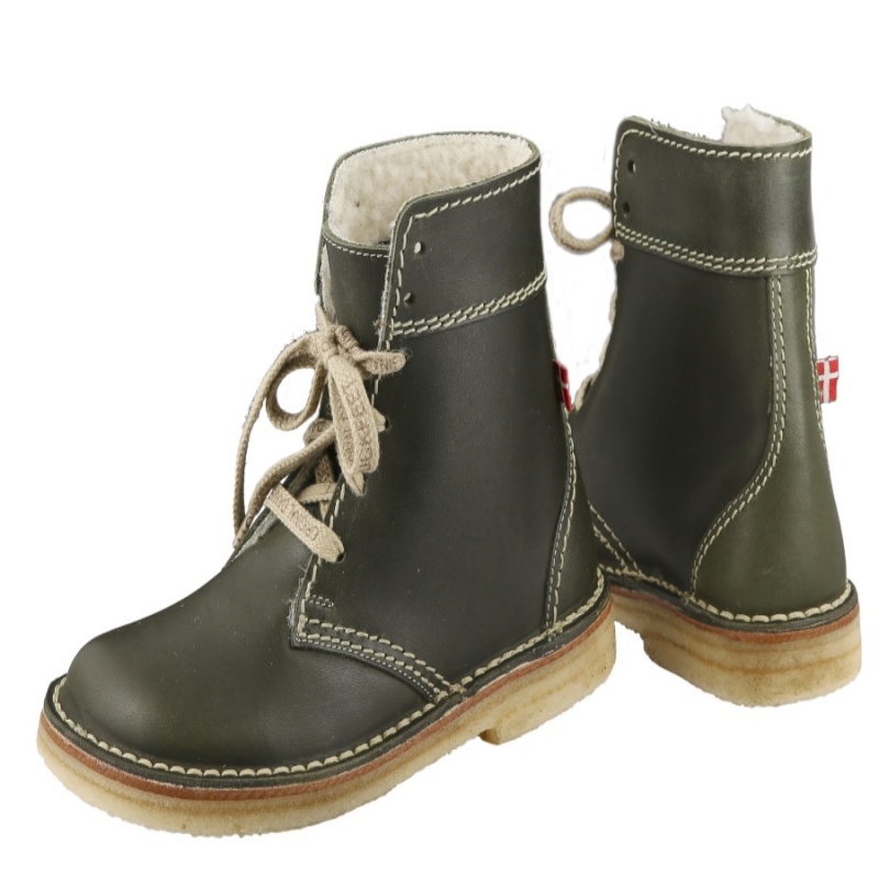 Women's Duckfeet Odense Boots Green | WYK9364OL