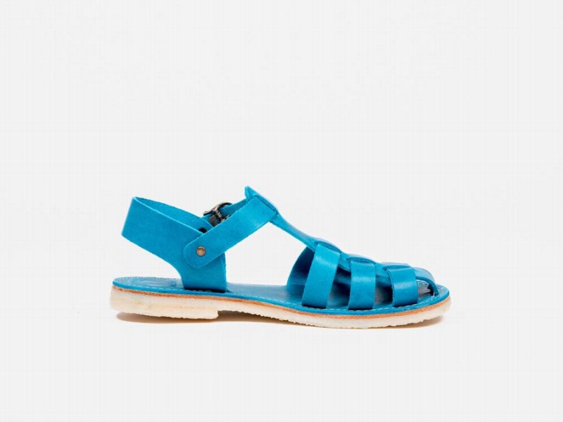 Women's Duckfeet Ringkobing Sandals Blue | MYM9522RE