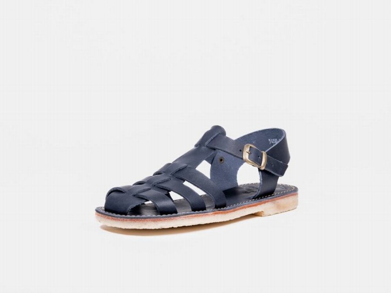 Women's Duckfeet Ringkobing Sandals Dark Blue | OYS2477SW