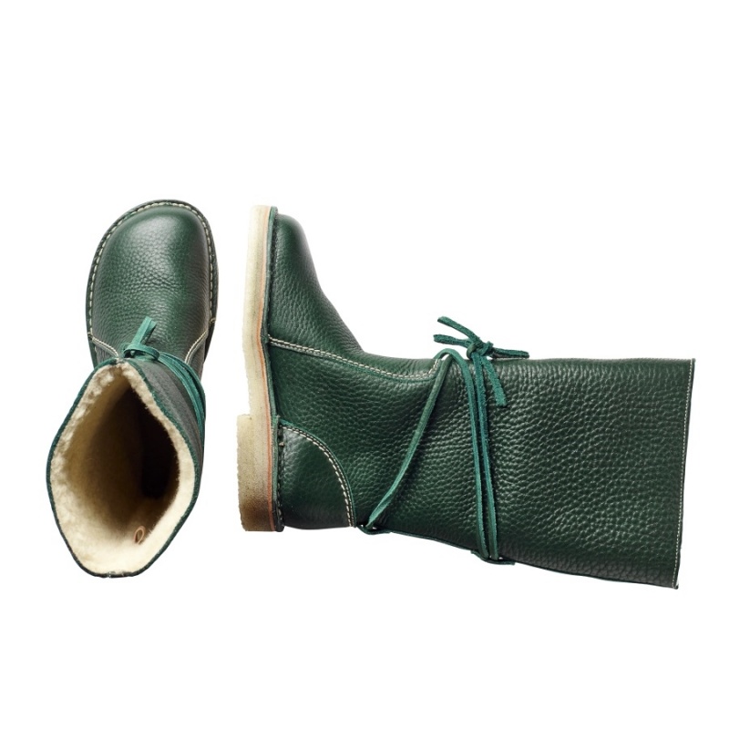 Women's Duckfeet Silkeborg Boots Green | CSB8830ZZ