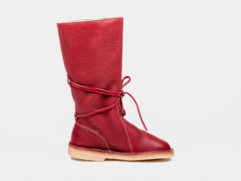 Women's Duckfeet Silkeborg Boots Red | LOR5130BF