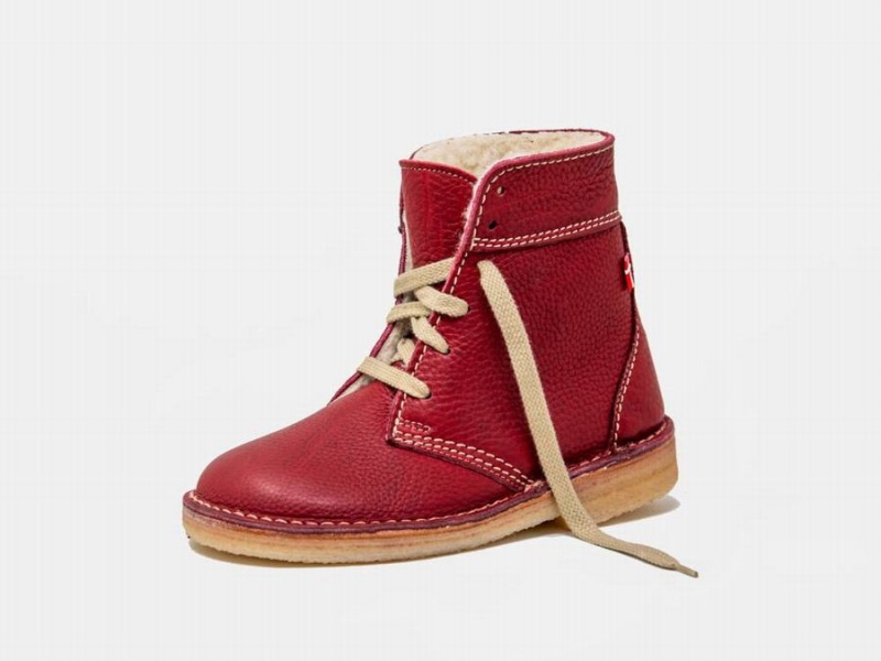 Women's Duckfeet Skanderborg Boots Red | DOB596IF