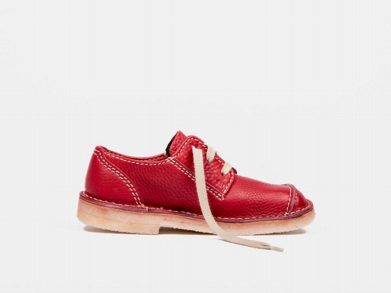 Women's Duckfeet Svendborg Lace Up Shoes Red | CJB2134YR